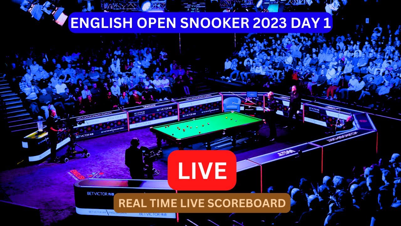 2023 English Open Snooker LIVE Score UPDATE Today Day 1 Game Oct 02 2023
