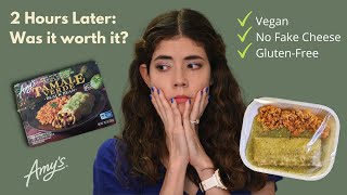 Amy's Frozen Vegan Meal Review - Black Bean Tamale Verde (Healthy or Too Good to be True?) by Maria Workman 940 views 3 years ago 6 minutes, 43 seconds