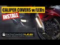 Front Caliper Covers w/LEDs | 2018+ Honda Goldwing | PathfinderLED