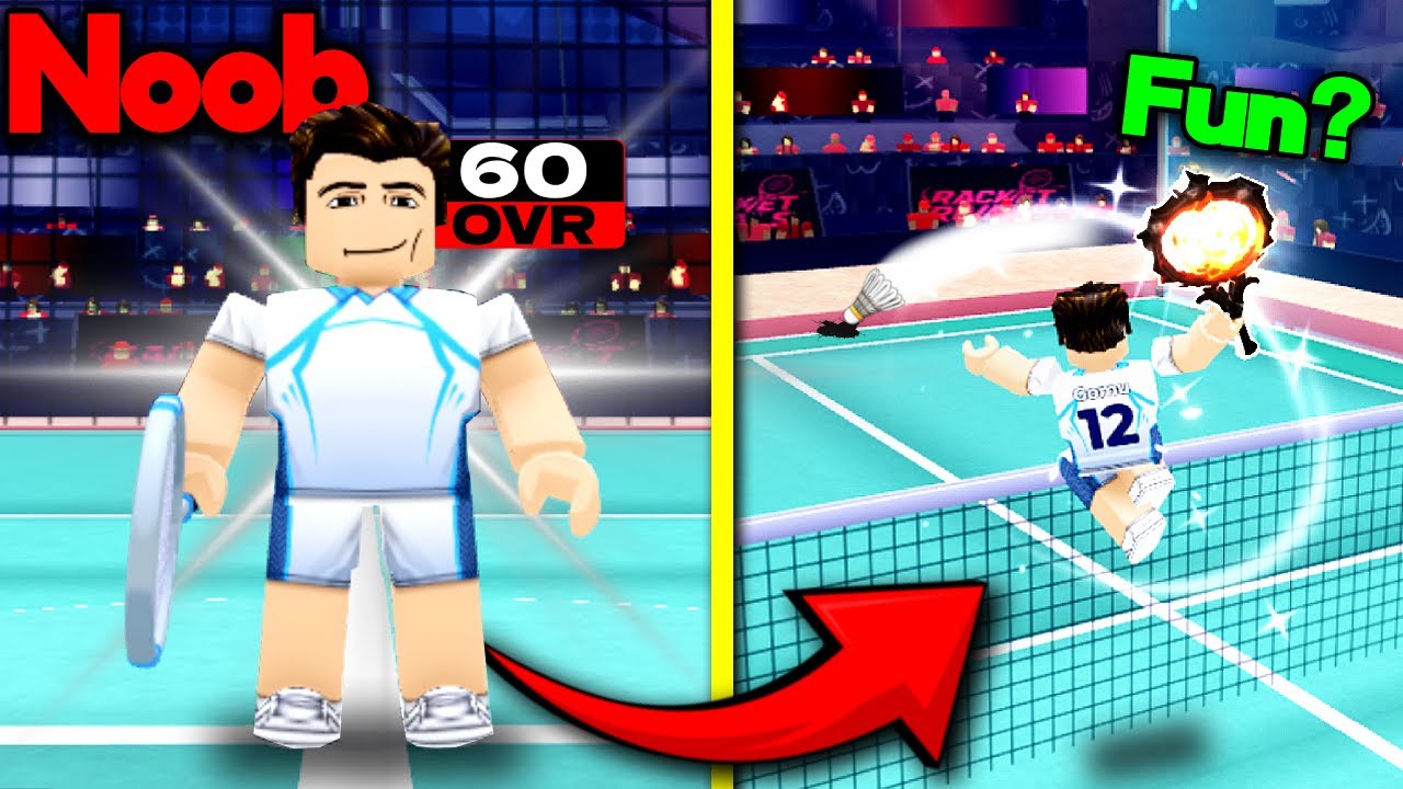 Я играл в эту *НОВУЮ* игру в РАКЕТБОЛ, будучи нубом в Roblox... | Racket Rivals
