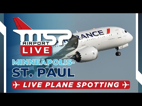 🔴 LIVE ACTION-PACKED PLANE SPOTTING AT MSP AIRPORT! ✈ 7/9/25