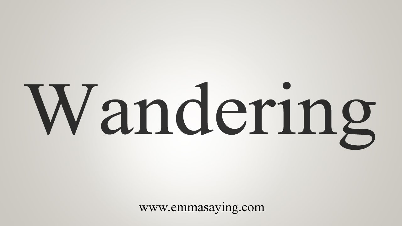 meaning for wanderings