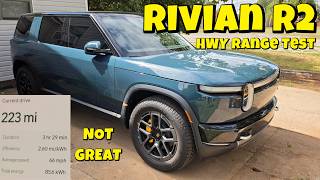 Rivian R2 Highway Range Test with 20" All-Terrain Tires