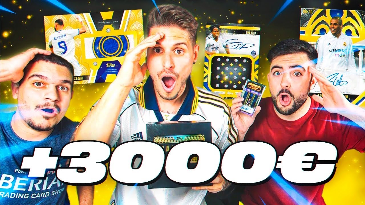 ABRIMOS 3 CAJAS DE 1.000 EUROS DEL REAL MADRID!! | TOPPS PALATIAL REAL MADRID