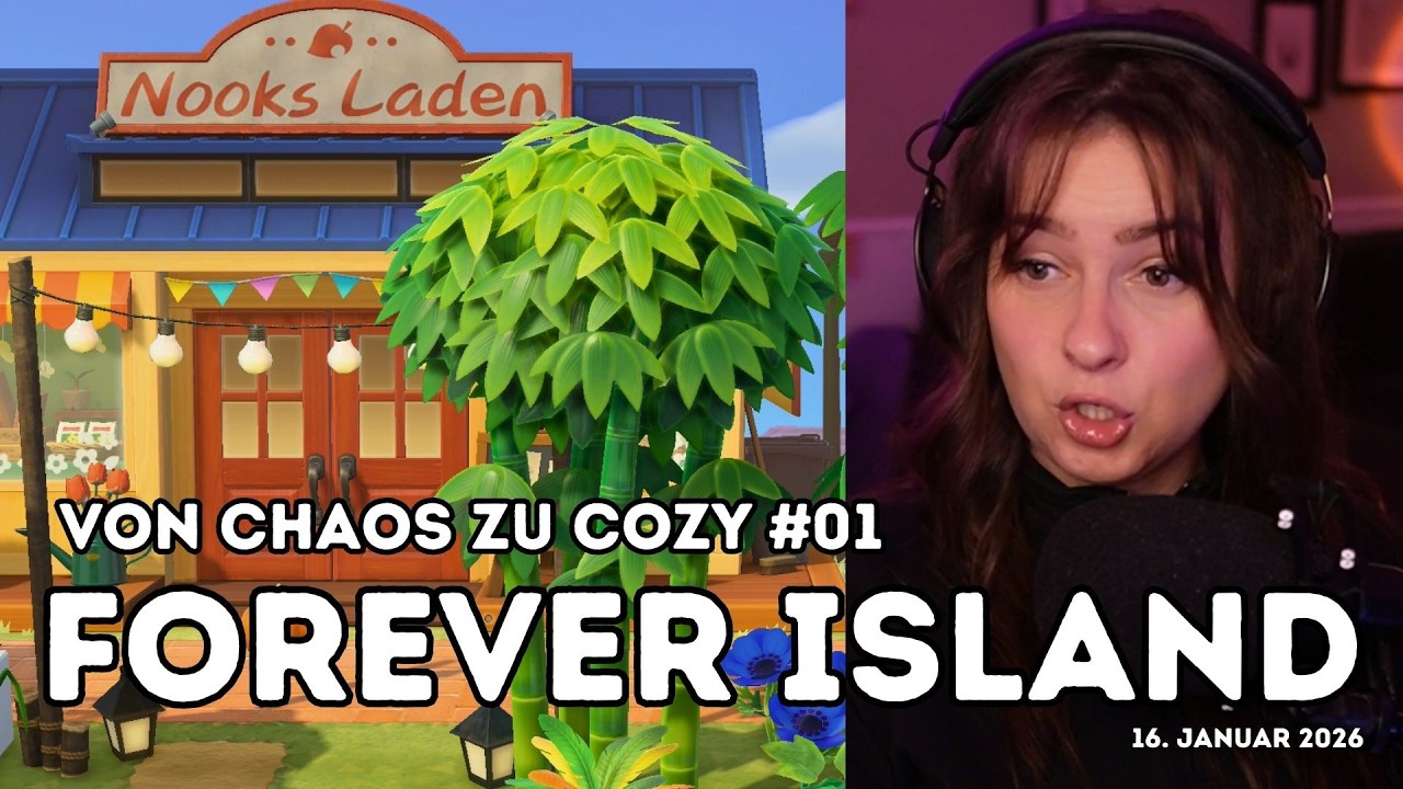 Forever Island Umbau 🏝️ Von Chaos zu Cozy #01 Pandora ✨Animal Crossing New Horizons | Stream 16.1.26