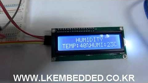Lecture_06 아두이노 우노 R3  - 온도습도센서_텍스트 LCD 실습