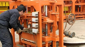 QTJ4-35B manual concrete hollow block machine