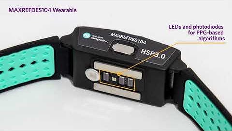 MAXREFDES104: Health Sensor Platform 3.0