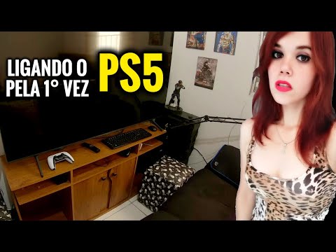 LIGANDO O PS5 PELA PRIMEIRA VEZ - FUÇANDO EM TUDO