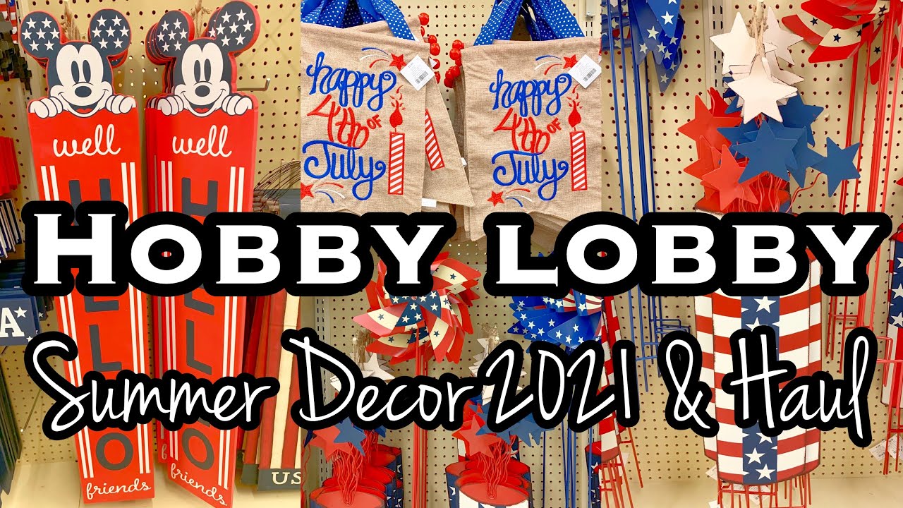 HOBBY LOBBY NEW SUMMER DECOR 2021 & EASTER CLEARANCE HAUL