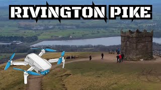 Rivington Pike  Chorley  By Drone