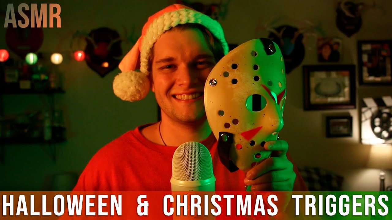 ASMR для тех, кто скучает по Хэллоуину, но с нетерпением ждёт Рождества