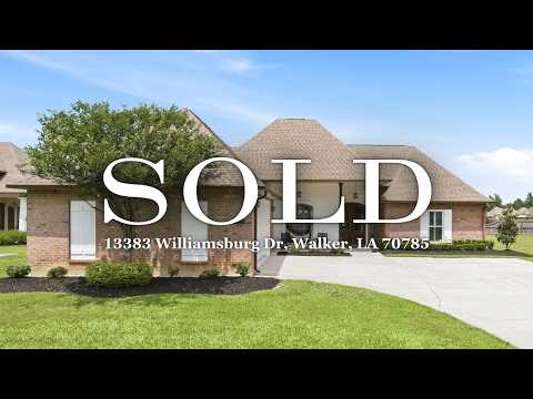 13383 Williamsburg Dr, Walker, LA home video tour