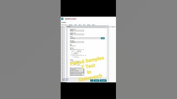 Paired Samples T test in Statcrunch                               Statistics  Homework MyLab Pearson