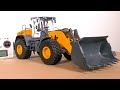 MEGA RC HYDRAULIC WHEEL LOADER RC4WD 870K LIUGONG FULL METAL 20 KG WEIGHT UNBOXING, FIRST TEST!!