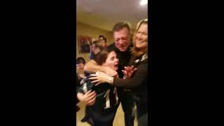 Family Fan reaction to Eagles Super Bowl 52 win