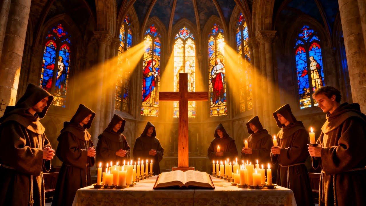 Gregorian Chant for Gentle Sleep Transition | Monastery Night Prayer to Heal Body and Soul