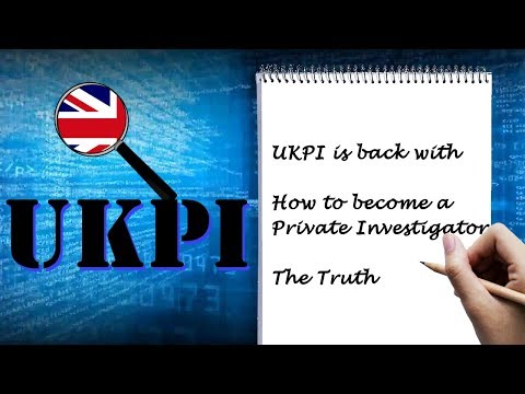 Como se tornar um investigador privado - A Verdade