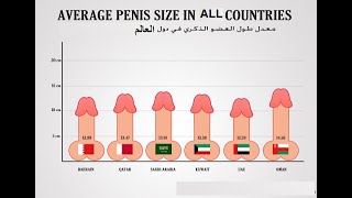 أحجام القضيب حول العالم// Penis sizes around the world