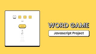 Word Game Javascript | Javascript Project With Source Code screenshot 5