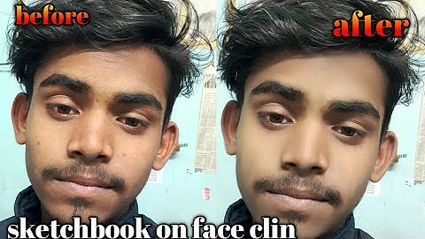 Skin Smoothing Editing  sketchbook | How to Smooth & glow your face