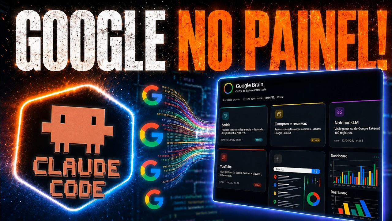 Como criar um dashboard com seus dados do Google e Claude Code