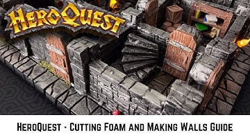 Heroquest 3D Dungeon Walls (DIY for Hasbro HeroQuest Game Board)