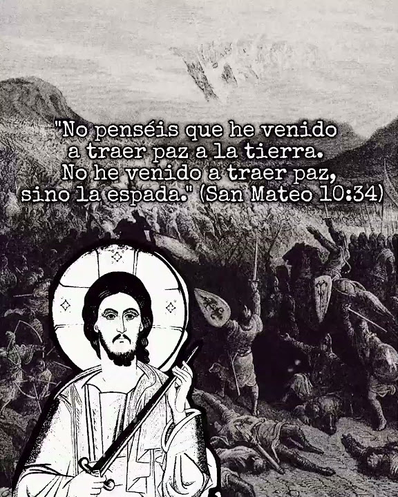 San Mateo 10:34 "𝕹𝕺 𝖍𝖊 𝖛𝖊𝖓𝖎𝖉𝖔 𝖆 𝖙𝖗𝖆𝖊𝖗 𝖑𝖆 𝖕𝖆𝖟, 𝖘𝖎𝖓𝖔 𝖑𝖆 𝖊𝖘𝖕𝖆𝖉𝖆" - YouTube
