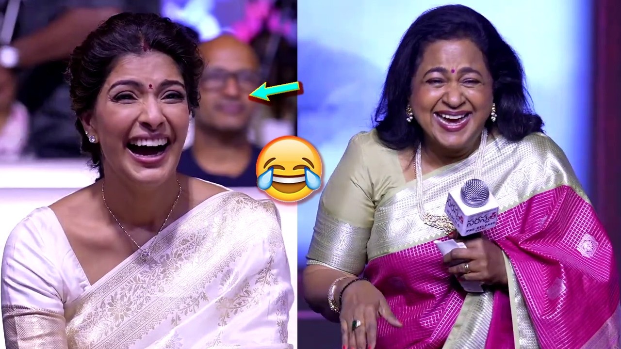 Radhika Sarathkumar Speech at Saraswathi Pre Release Event|Varalaxmi Sararath Kumar|Anchor Suma