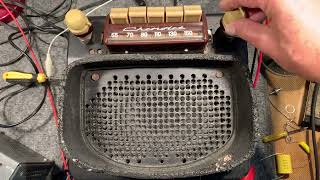 Testing a 12v to 6v Converter Unit with a Refurbished 1940's Chevrolet car Radio
