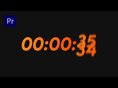 How to make countdown timer | Premiere Pro