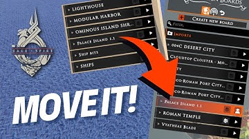 How to move Boards between TaleSpire Campaigns  |  Quick Map Tutorial
