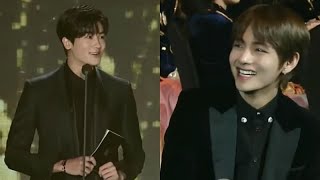 Park Hyung Sik Shows Love For BTS’s V At 27th Seoul Music Awards