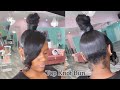 Top Knot Ninja Bun w/Swoop Bang | Ft; Ronnie Hair