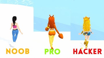 Noob vs pro vs hacker - Zodiac Runner All Levels Gameplay (IOS,Android)