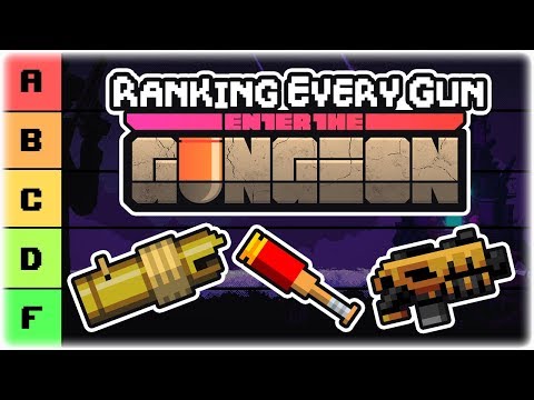 RANKING EVERY GUN IN ENTER THE GUNGEON | Enter the Gungeon Best to Worst Gun Tier List | Retromation