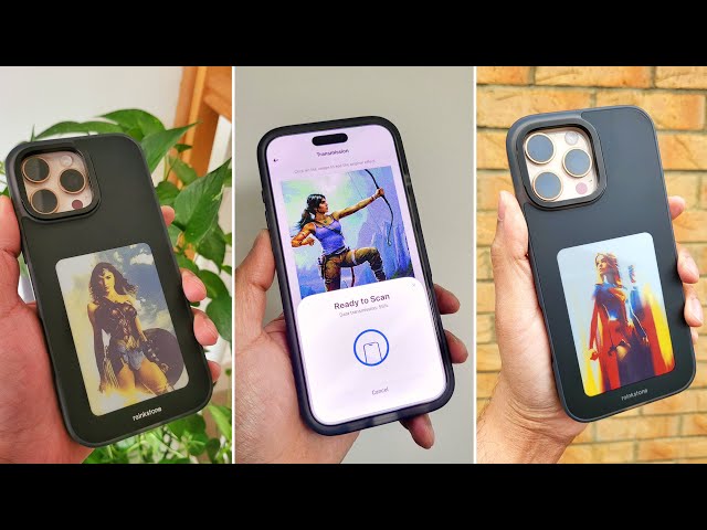 Reinkstone Case X1 iPhone 16 Pro Max用ケース iPhone Case with Customisable Colour E-Ink Display - Reinkstone X1