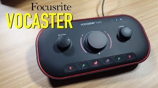 PODCASTING MADE EASY - NEW Focusrite Vocaster | Booth Junkie