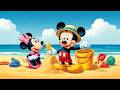Los bebés de Disney van a la playa ¡Diversión bajo el sol! 🎶🌊👶🏖️🍦🥤☀️🌴🌟#creartefuturovisual