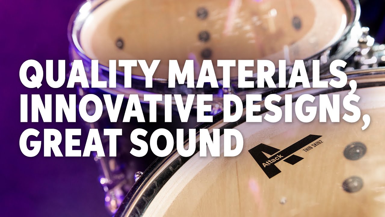 Attack Drumheads Demo YouTube