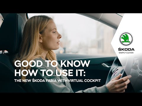 The new ŠKODA FABIA: Using Virtual Cockpit