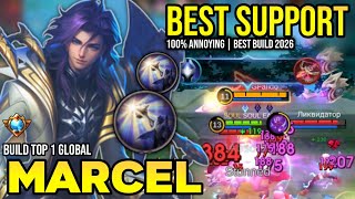 MARCEL BEST BUILD 2026 | BUILD TOP 1 GLOBAL MARCEL GAMEPLAY | MOBILE LEGENDS✓