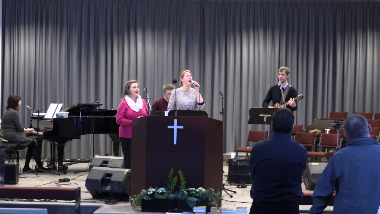 ПЕТР ПОТАПЕНКО НИКОЛАЙ ЦЫГАНКОВ и ГОСТИ из Ювяскуля 19,03,2017 Церковь города Лахти, Финляндия