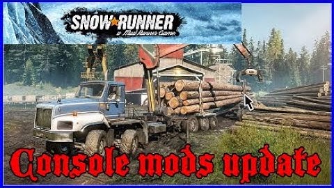 Snowrunner console mods update for today.