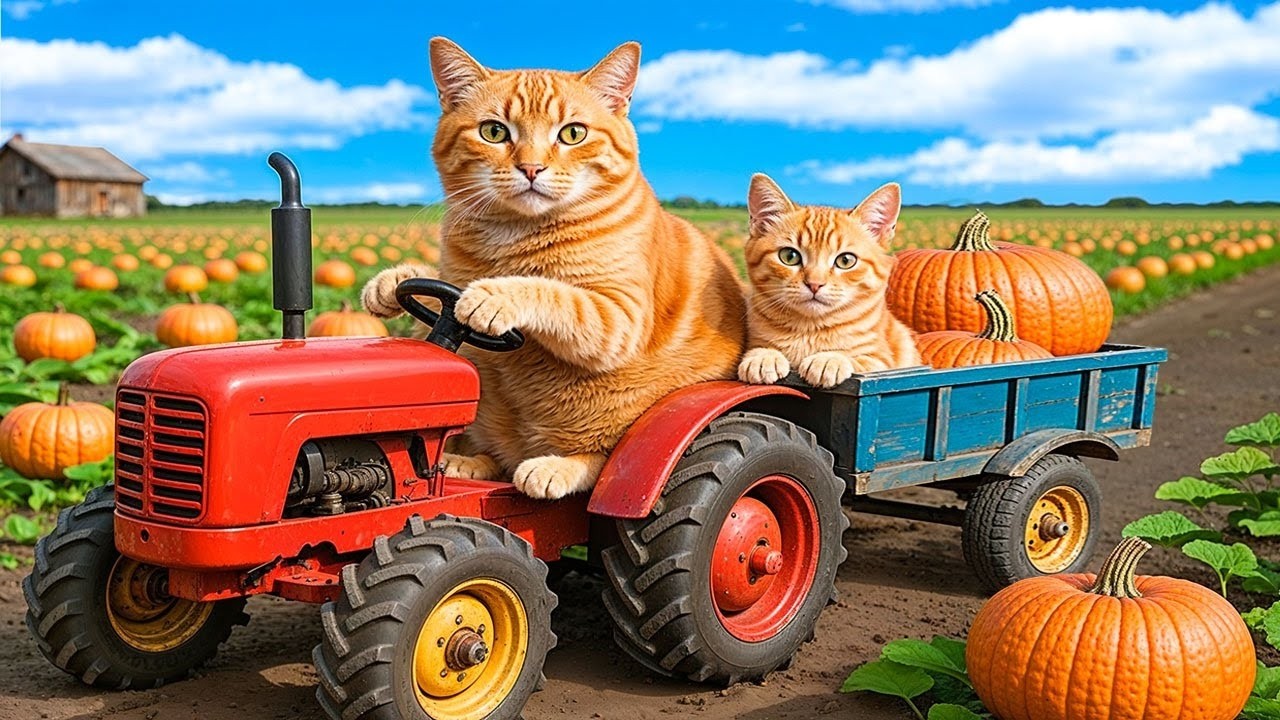 🚲 Baby Cat Falls Off Bike – Mama Cat Saves the Day! 🐱💖