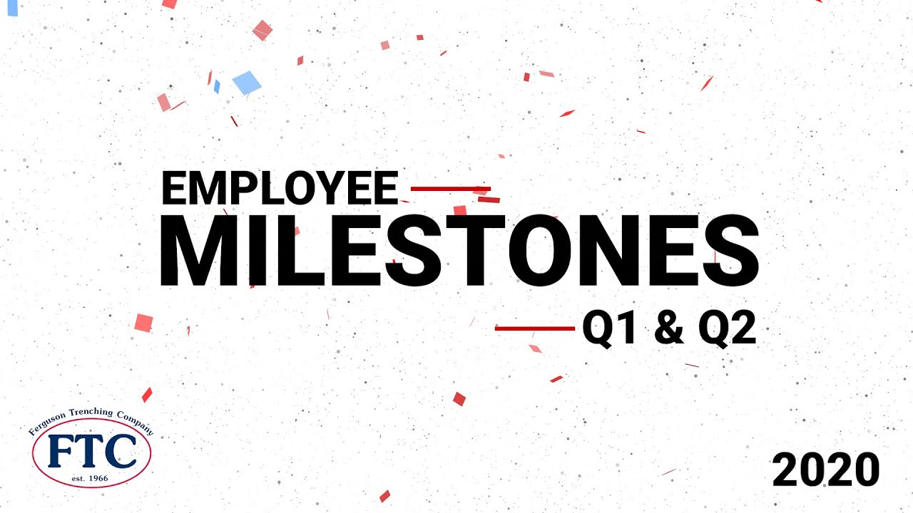 2020 Q1 & Q2 Employee Milestones