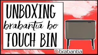 Unboxing Brabantia Bo Touch Bin with Plastic Buckets