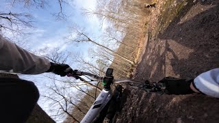 Steinbrecher Trails Dossenheim (Lore, Kniebrecher, Kronenburg) inkl. Crash | Mondraker Crafty