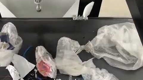 Rubbish garbage robot hand sorting machine robot hand pick up sorting system