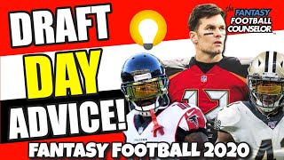 Fantasy Football Advice 2020 - Last Min Tips